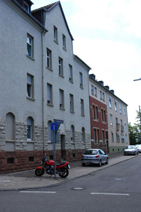 Häuser der Eisenbahner Wohnungsbaugenossenschaft Saarbrücken-Rodenhof, Foto: Uwe Büch